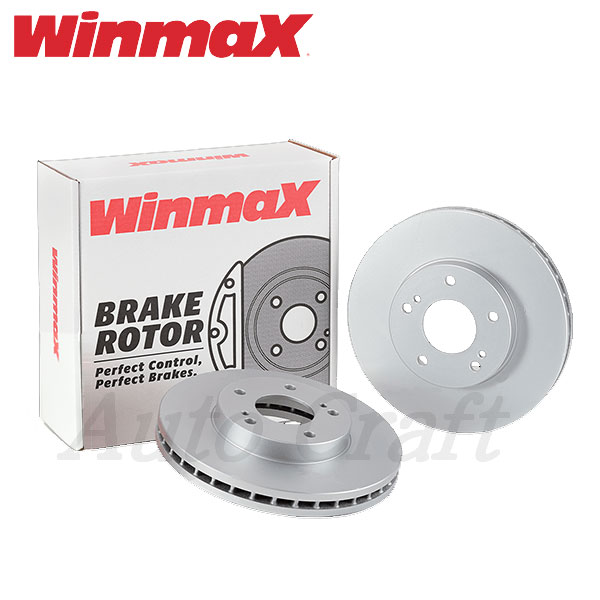 WinmaX ウィンマックス ブレーキローター WD スリットなし リア用 ランサーエボリューション10 CZ4A 07/10〜15/08 GSR Option 2piece プレーンタイプ 送料:本州・北海道は無料 沖縄・離島は着払い