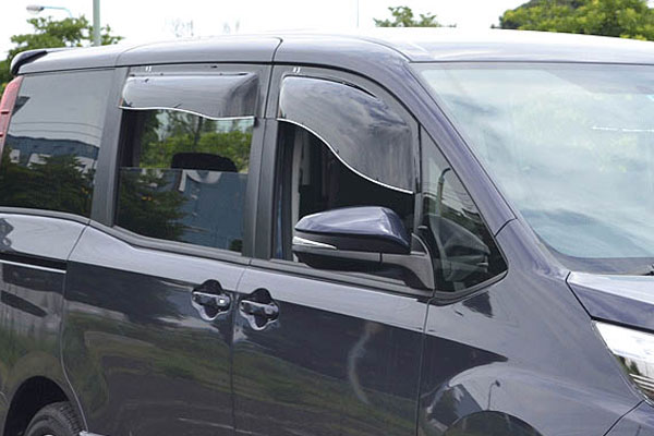 OXバイザー オックスバイザー ブラッキーテン 前後セット 1台分 エスクァイア ZRR80G ZRR85G ZWR80G