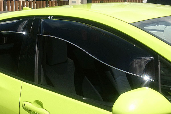 OXバイザー オックスバイザー ブラッキーテン フロント用 左右セット プリウス ZVW50 ZVW51 ZVW55