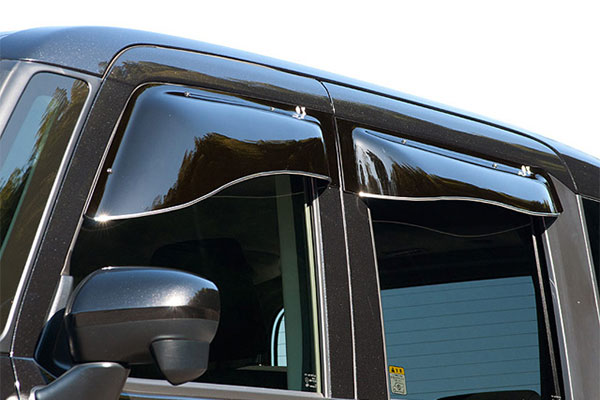 OXバイザー オックスバイザー ブラッキーテン 前後セット 1台分 ジャスティ M900F M910F