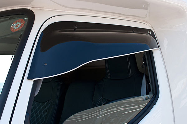 OXバイザー オックスバイザー ブラッキーテン フロント用 左右セット トヨエース U300系 U600系 C600系 H7/5～ 標準キャブ