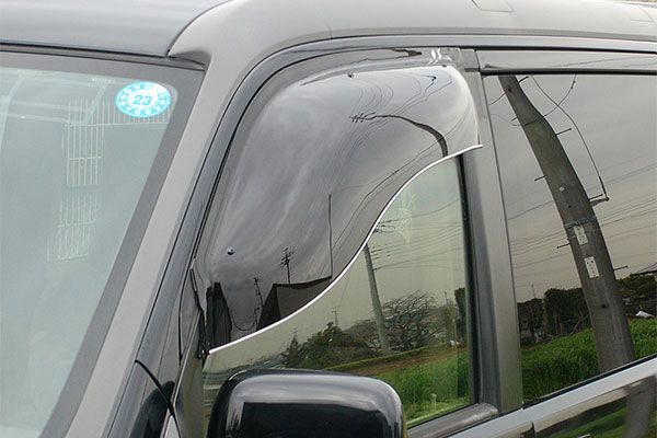 OXバイザー オックスバイザー ブラッキーテン フロント用 左右セット ステップワゴン RF3 RF4 前期