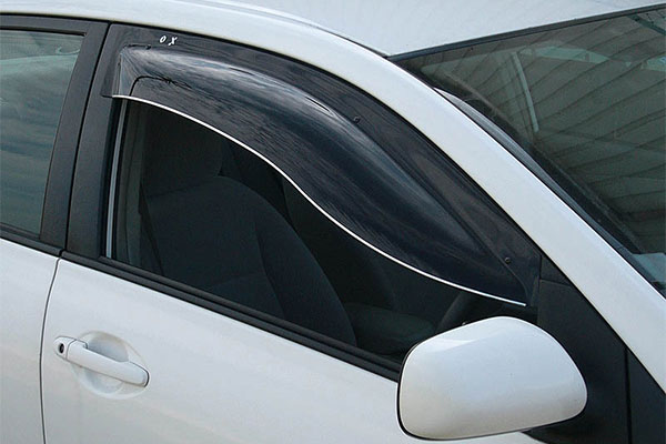 OXバイザー オックスバイザー ブラッキーテン フロント用 左右セット カローラアクシオ NZE141 NZE144 ZRE142 ZRE144