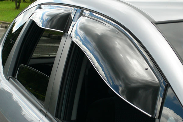 OXバイザー オックスバイザー ブラッキーテン 前後セット 1台分 フィットハイブリッド GP1 GP4