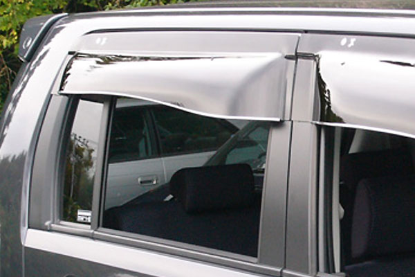 OXバイザー オックスバイザー ブラッキーテン リア用 左右セット ワゴンR MH23S