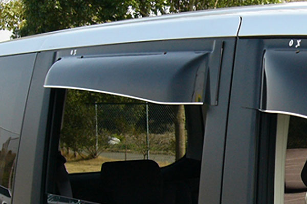 OXバイザー オックスバイザー ブラッキーテン リア用 左右セット ステップワゴン RK1 RK2