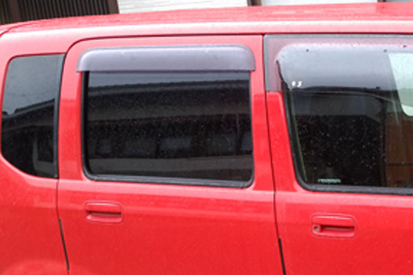 OXバイザー オックスバイザー スポーティーカット リア用 左右セット AZワゴン MJ21S MJ22S