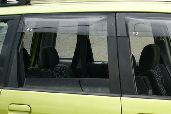 OXバイザー オックスバイザー スポーティーカット リア用 左右セット プレオ RA1 RA2 RV1 RV2