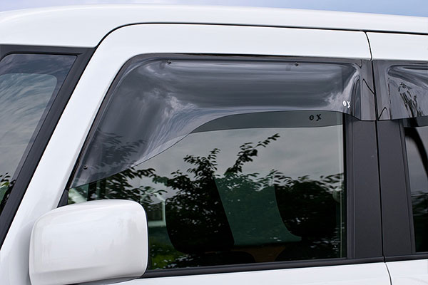 OXバイザー オックスバイザー スポーティーカット フロント用 左右セット フレアワゴンタフスタイル MM53S