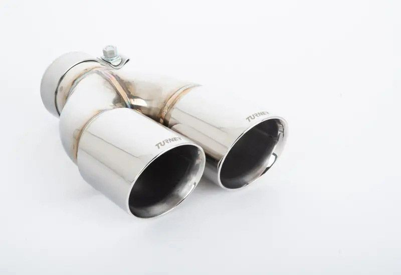 ユニバーサル 左段付き2本出しマフラーチップ 3.0