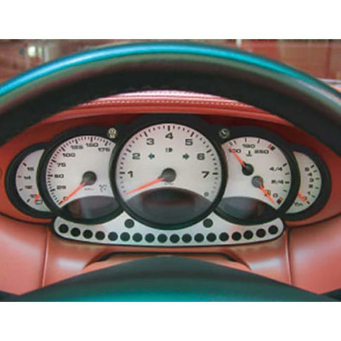 ポルシェ 996/986ボクスター用 ステンレス インジケーターランプカバー【Rennline】