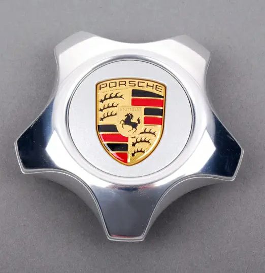 【ポルシェ純正】ポルシェ955カイエン アルミニウム スターシェイプ センターキャップ 955361303089A1