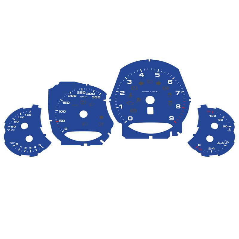 ポルシェ 991カレラ前期 ダークブルー・メーターパネル(MT)【Venoxy】