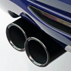 【BMW純正】330i(F30,F31)等 マフラーチップ ブラッククローム 18307610636