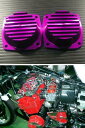 CBX400F アルミビレットキャブカバー 2個1set パープル