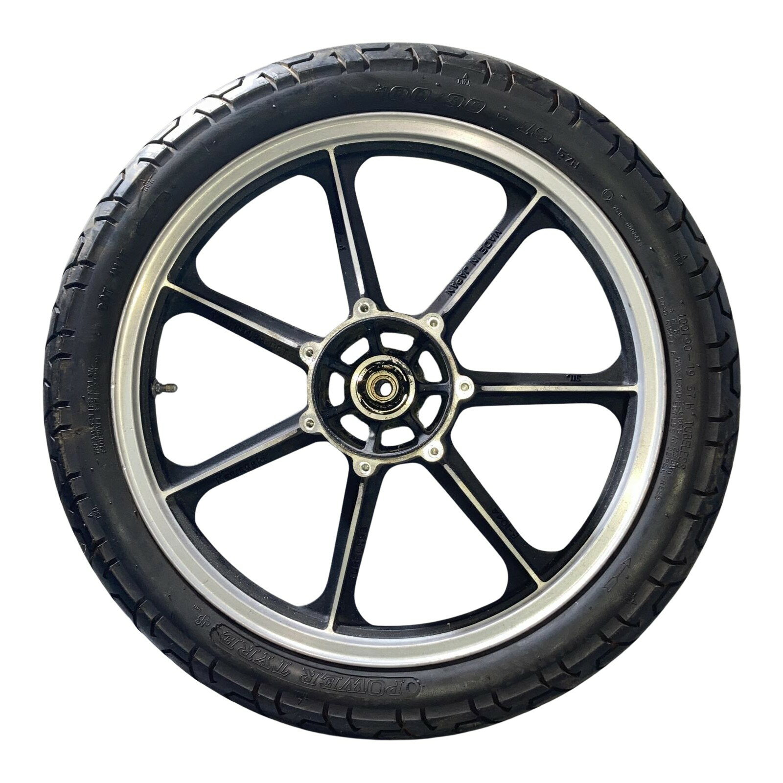 KAWASAKI Z750 FX 3型 KZ750E フロント ホイール 当時物 (C-24-1120-29-42) カワサキ