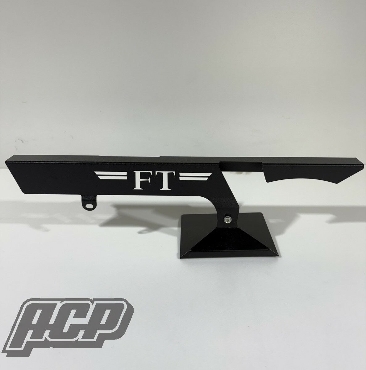 KAWASAKI カワサキ Z250FT ロゴ入りチヂミ塗装チェーンケース黒　ACP製 KZ250A スティール