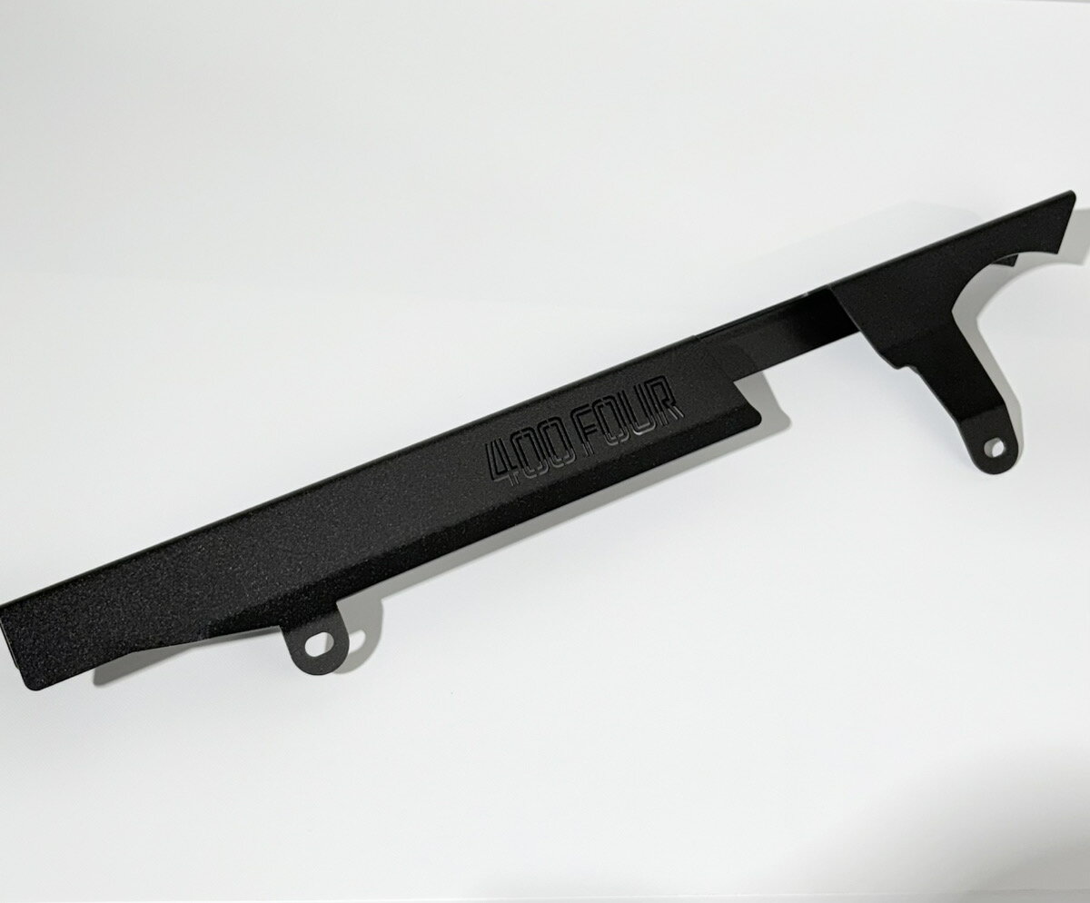 HONDA CB400FOUR ロゴ入りチヂミ塗装チェーンケース黒 ACP ホンダ