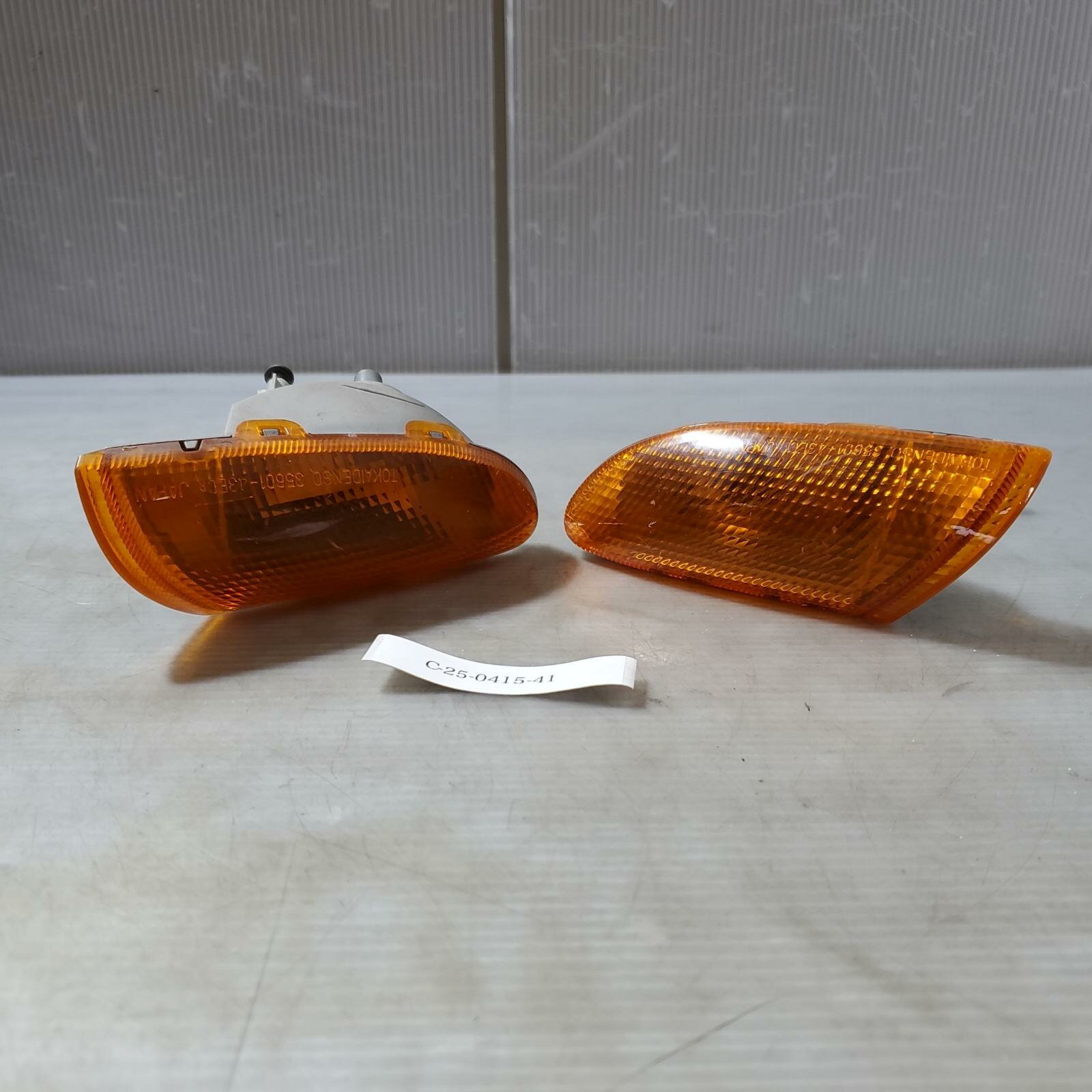 SUZUKI レッツ50 CA1PA フロントウィンカー左右 Let's スズキ