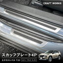 【エントリーでポイント10倍!!】エクストレイル T33系 スカッフプレート サイドスカッフプレート サイド ドア ステップ 外側 T33 SNT33 G S ...