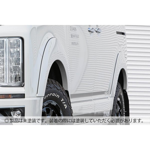 JAOS フェンダーガーニッシュ type-S 未塗装品 デリカ D:5 19+ DIESEL 新型ディーゼル（3DA-CV1W） 19.02-用 B131306NP ※適合確認