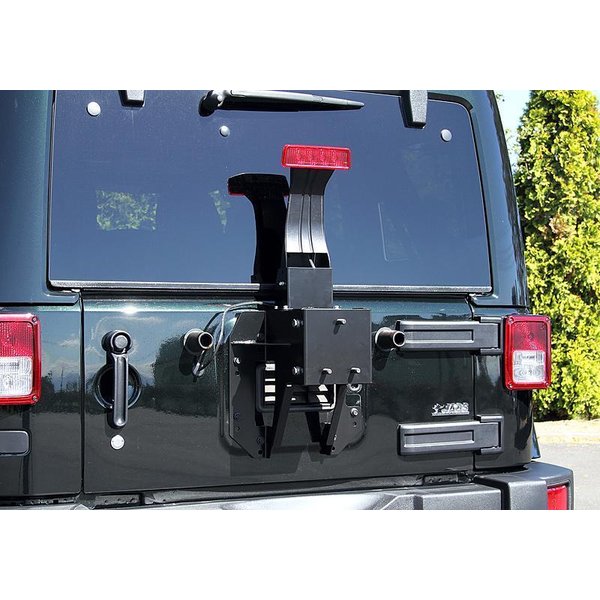 Rakuten - JAOS スペアタイヤブラケット 純正バンパー用 ラングラー JK ALL 07.03-18.10用 B320901B ※適合確認
