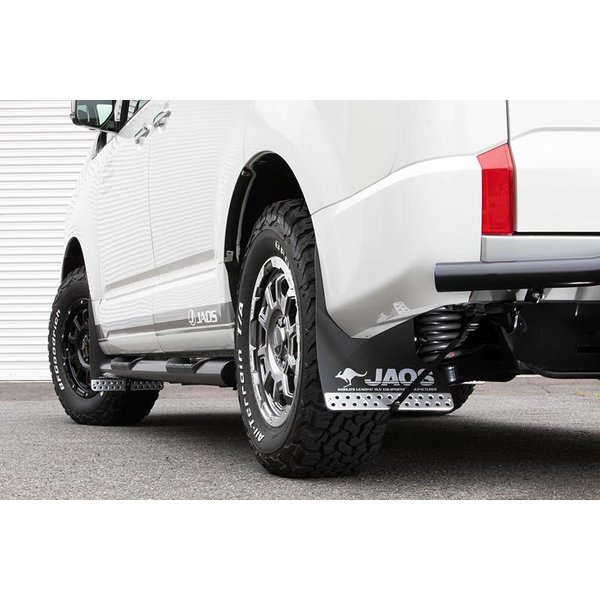 JAOS マッドガードIII フロントセット ブラック デリカ D:5 19+ DIESEL 新型ディーゼル（3DA-CV1W） 19.02-用 B622306F ※適合確認