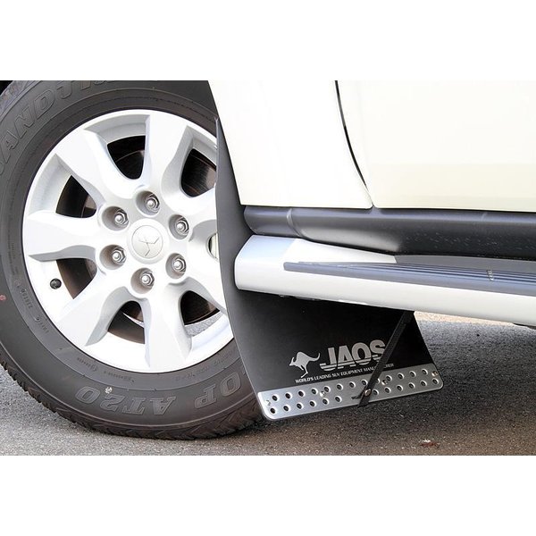 乐天商城 - JAOS マッドガードIII フロントセット ブラック パジェロ V60/70系 ALL 99.09-06.09用 B622327F ※適合確認