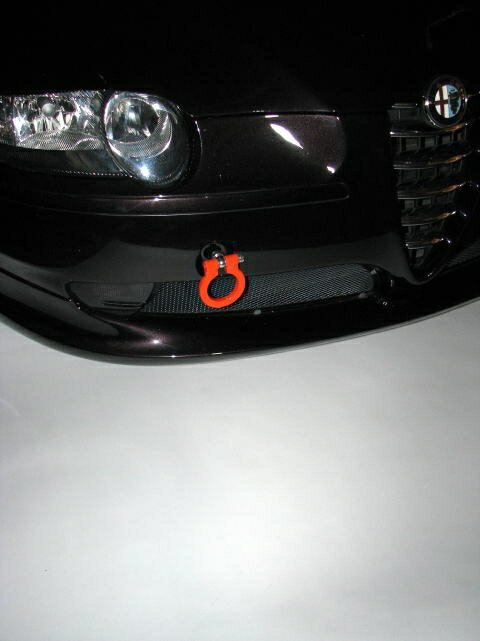 カワイ製作所 牽引フック フロント 可倒式 アルファロメオ147 937AB -用 日本製(2)