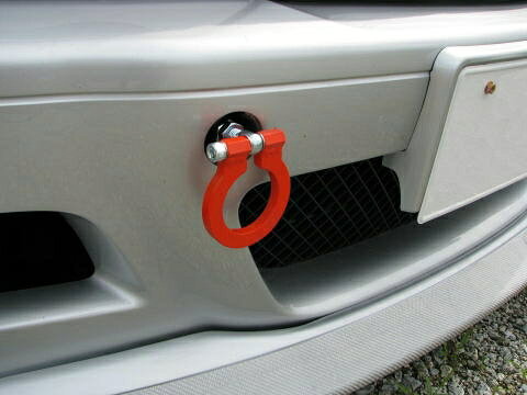 カワイ製作所 牽引フック フロント 可倒式 BMW E46 98/06〜05/03用 日本製