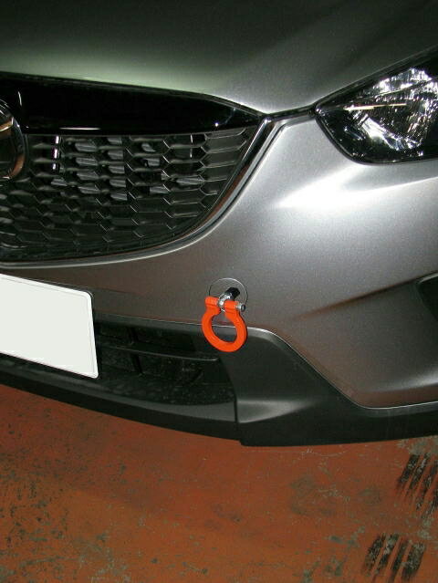 カワイ製作所 牽引フック フロント 可倒式 CX-5 KE# 12/02〜用 日本製
