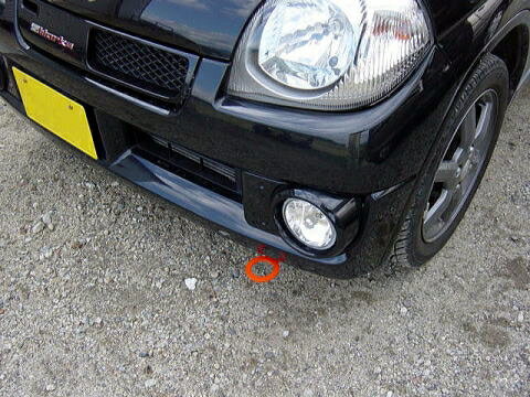 カワイ製作所 牽引フック フロント 固定式 Kei HN2#S 98/10〜09/08用 日本製