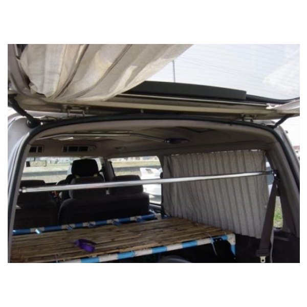 補強パーツの定番メーカー カワイワークス ハイエース Y H100系用 リアピラーバー ストレートタイプ 価格交渉ok送料無料 注意事項要確認