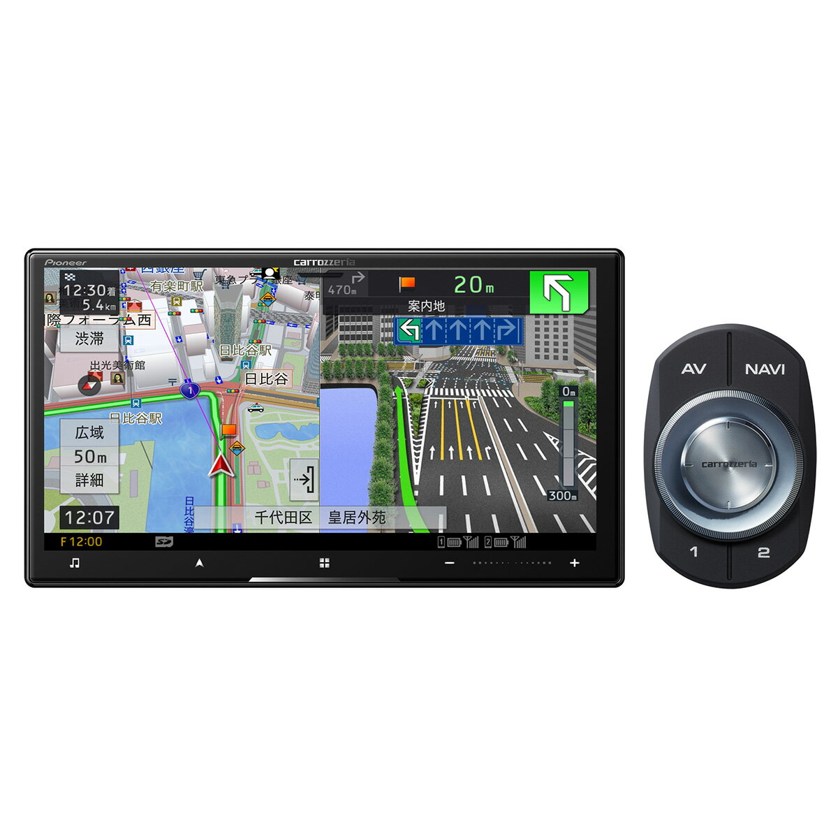 【18日限定!ダイヤモンド会員限定P13倍!】carrozzeria カロッツェリア AVIC-CZ912III 7V型HD/TV/DVD/CD/Bluetooth/USB/SD/チューナー・AV一体型メモリーナビゲーション