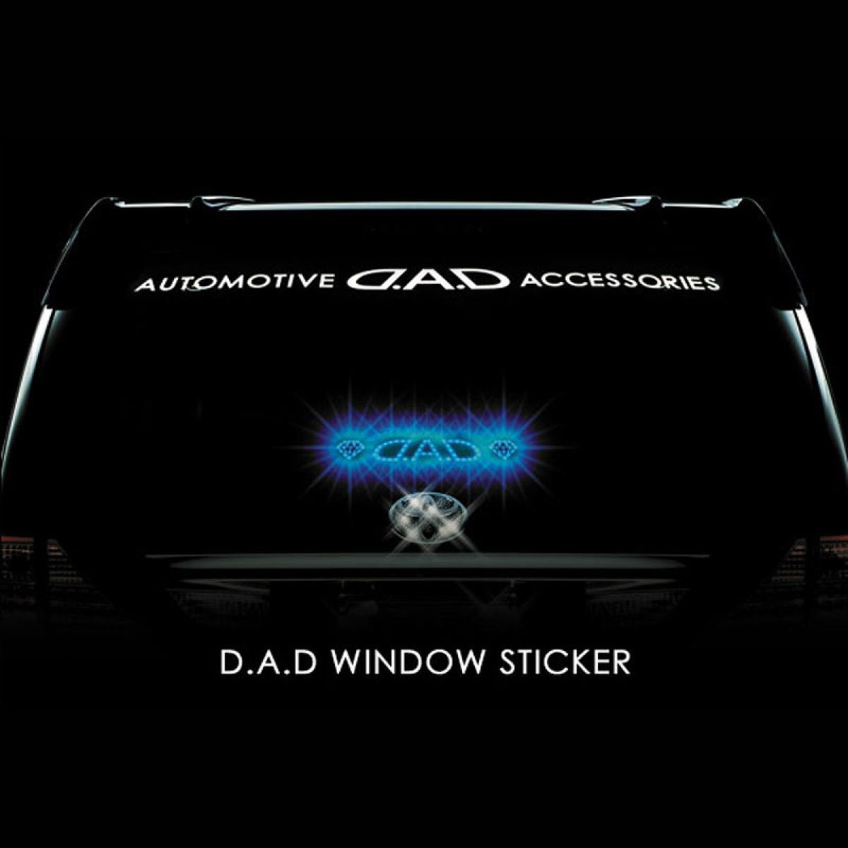 【6/22（日）20:00〜6/27（金）01:59まで！エントリーでP5倍】GARSON ギャルソン D.A.D ウインドウステッカー B1/ホワイト