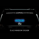 GARSON ギャルソン D.A.D ウインドウステッカー C2/ホワイト