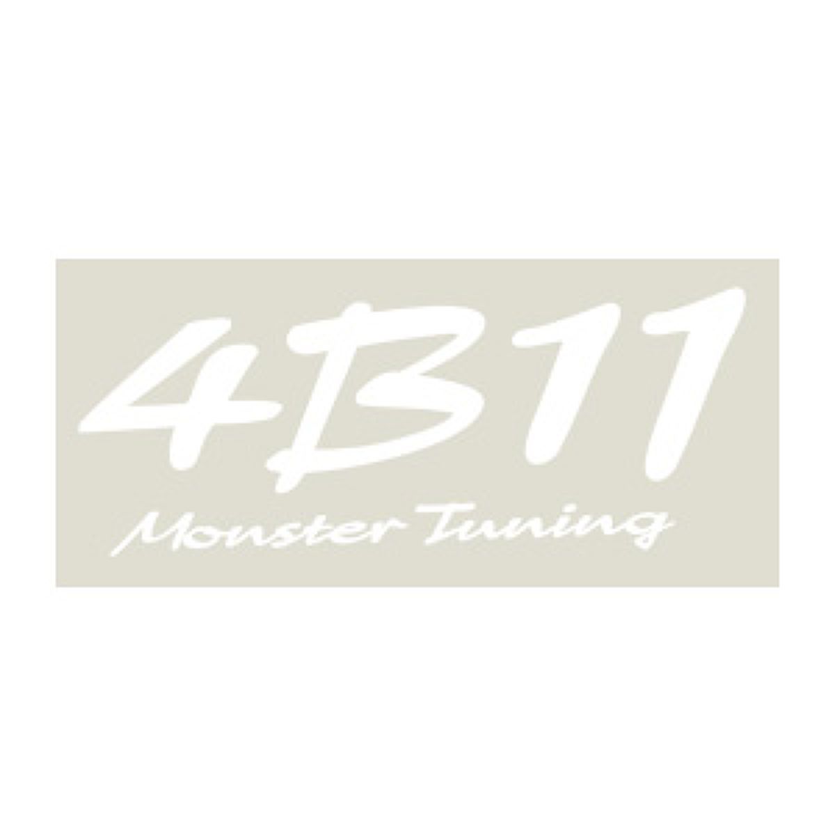 monster SPORT モンスタースポーツ 4B11 MonsterTuning ステッカー ホワイト 896170-0000M
