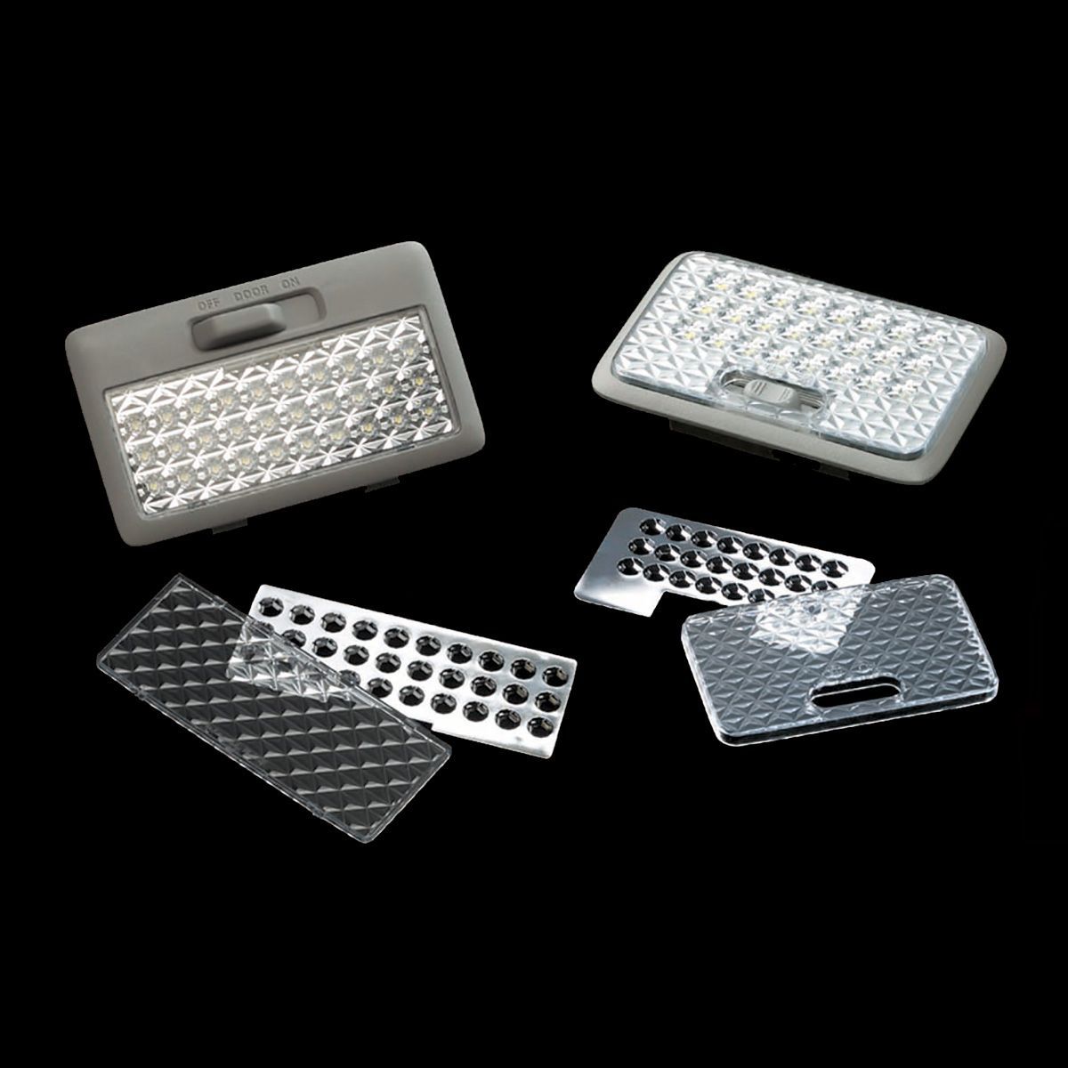 Valenti ヴァレンティ ジュエルルームランプレンズ＆インナーリフレクターセット RL-LRS-W55-1 スズキ ワゴンR/マツダ フレア