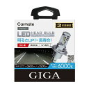 【在庫有】CARMATE カーメイト GIGA LEDヘッド＆フォグバルブC3600 BW561 6000K H4
