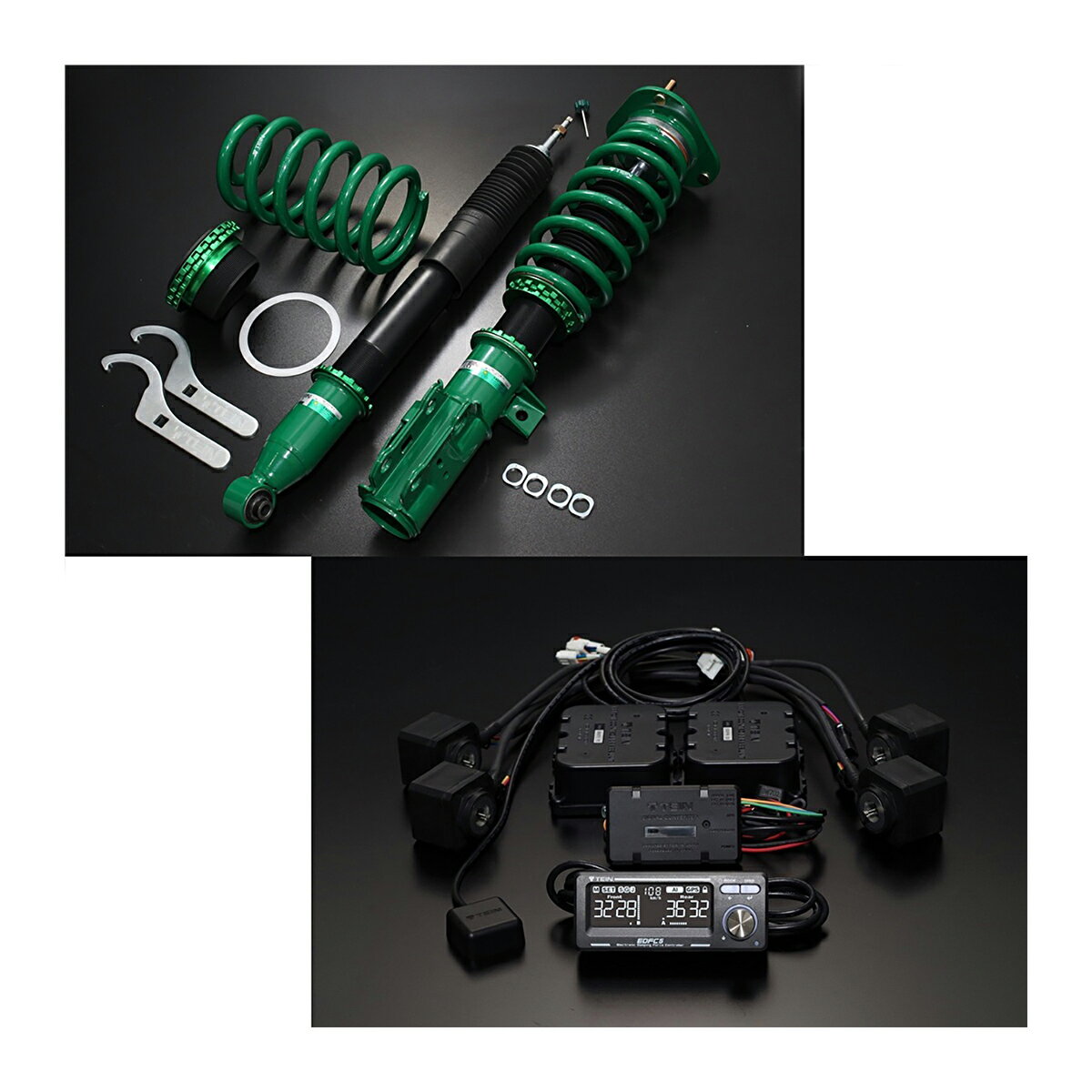 【5/27 01:59まで、エントリーでP5倍】TEIN テイン 車高調＋減衰力コントローラーセット RX1 with EDFC5 VSC86-T1AS3 アルファード ヴェルファイア