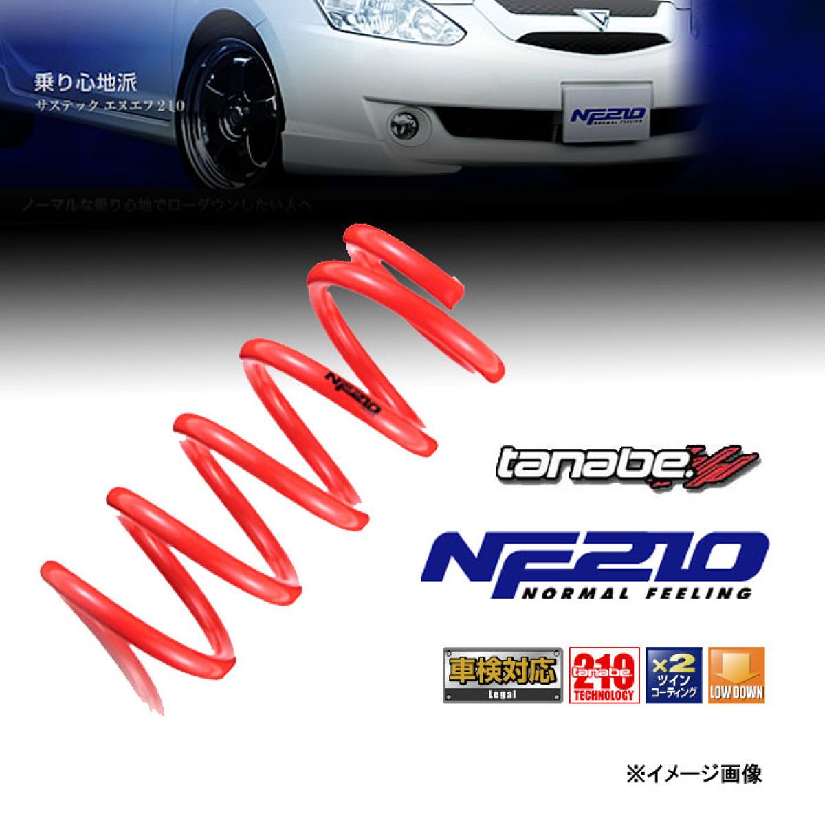 【6/22（日）20:00〜6/27（金）01:59まで！エントリーでP5倍】tanabe タナベ サステックプロ NF210 ダイハツ ムーヴ ミラココア L675SNK