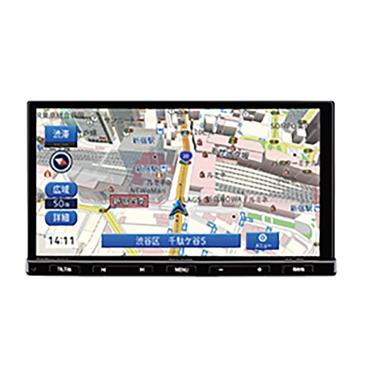 ECLIPSE LSシリーズ AVN-LS03 メモリーナビゲーション内蔵 DVD/Bluetooth/地上デジタルTV 7型WVGA AVシステム