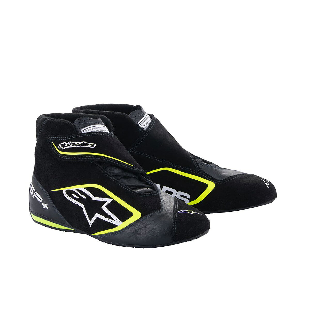 【4/4 20:00-4/10 01:59 エントリーでP5倍】alpinestars アルパインスターズ SP + SHOES 155 2710723-155 size 10.5(28cm) ブラック/イエロー/蛍光