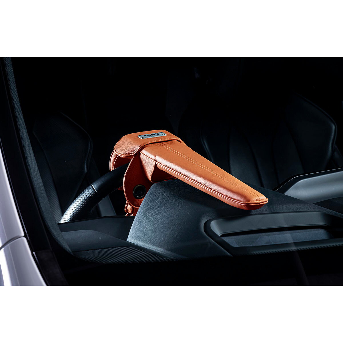 TOM'S トムス オートバックス限定モデル ステアリングロック 45300-TS003 オレンジ