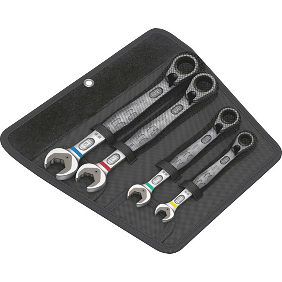 Wera ヴェラ コンビネーションラチェットレンチセット (4本組) カラーコード 020090