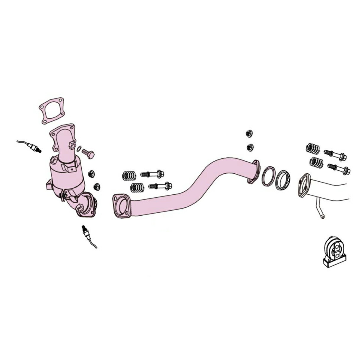 FUJITSUBO フジツボ スポーツキャタライザー 600-81563 スズキ スイフトスポーツ ZC33S MT