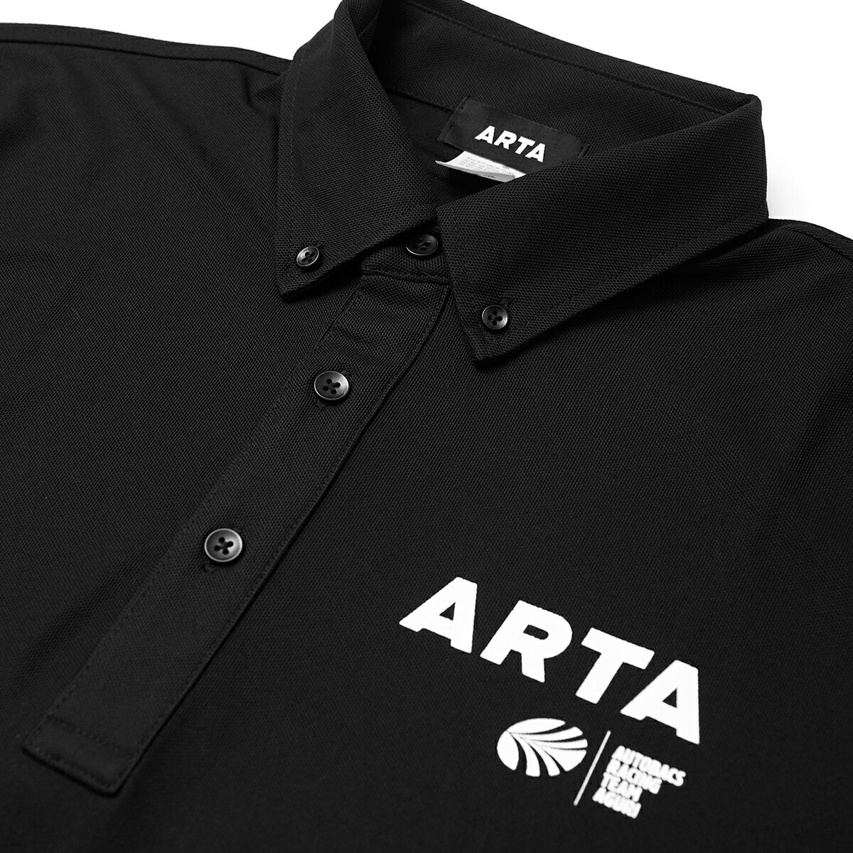 【3/20 20:00-3/26 01:59 エントリーでP5倍】ARTA&AB ロゴドライ ポロシャツ S ブラック