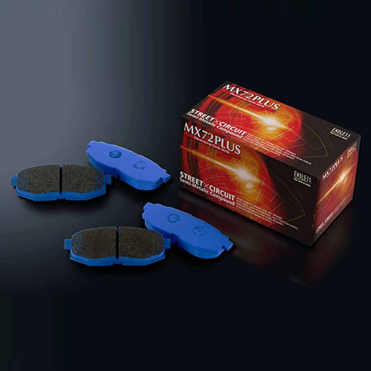 【10/24 20:00-10/27 09:59まで！ エントリーでP5倍】ENDLESS エンドレス ブレーキパッド MX72 PLUS フロント用 EP386MXPL スバル インプレッサ