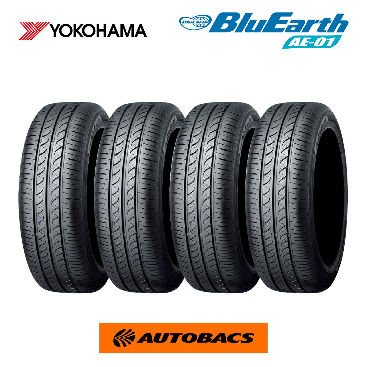 ヨコハマタイヤ ブルーアース AE01 165/65R13 77S（タイヤ4本セット）165/65/13