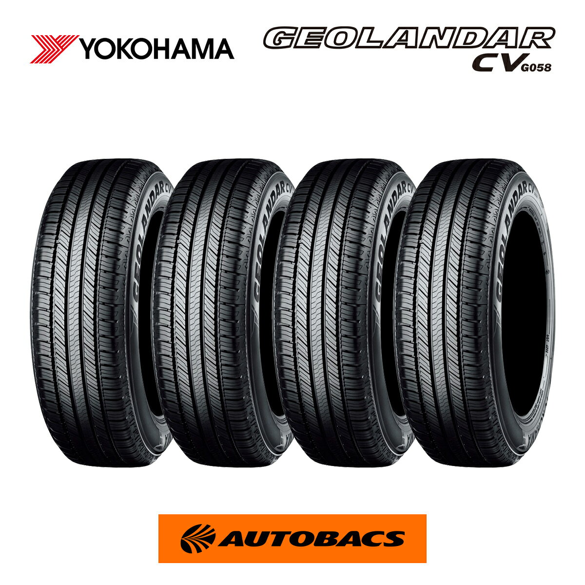 ヨコハマタイヤ ジオランダー CV G058 245/65R17 107H（タイヤ4本セット）245/65/17